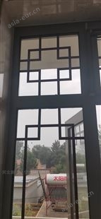 门窗玻璃使用仿古装饰美景条效果