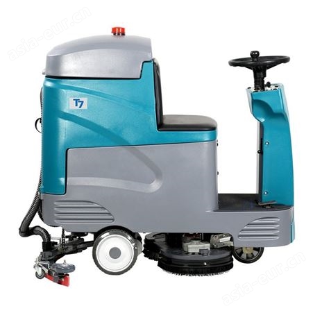 西青洗地机 油漆地面擦地机 商场扫地机 耐洁思T7 油污清洁车 驾驶式洗地机清洗机