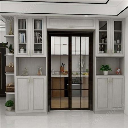 百和美全铝合金酒柜 厨房隔断餐边柜 客厅展示柜 全铝家具型材定制