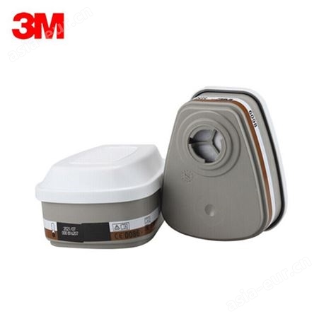 3M 6098有机蒸气滤毒盒防甲醇二氯乙烷等配防护面罩使用