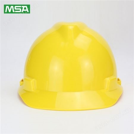 MSA/梅思安 V-Gards标准型 吸汗带下颌带工地工程安全帽