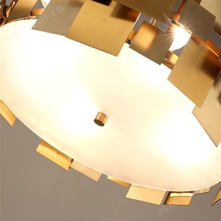 图比乐后现代不锈钢吊灯 设计师艺术客厅餐厅个性双层吊灯